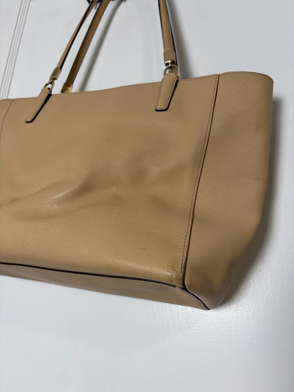Coach Madison Tan Beige Leather Zip Top Tote Bag 29002 - Picture 15 of 16